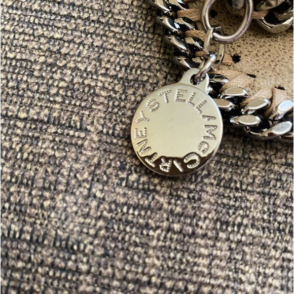 NEW Stella McCartney Falabella Tan Faux Leather Clutch!! - Picture 7 of 11